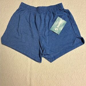Soffe Youth Large (12-14) Cheerleading Shorts Royal Heather